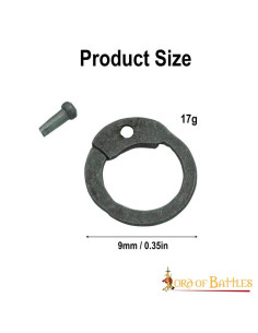 1KG bag. chain mail rings, 9 mm. 2