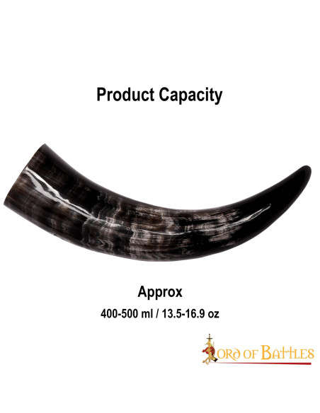 Viking drinking horn seahorse,...