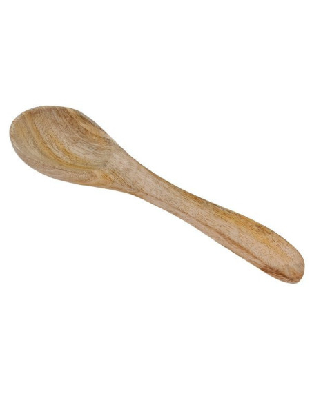 Functional wooden medieval spoon, 19 cm.