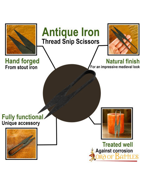 Authentic medieval scissors