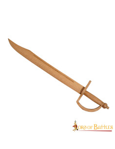 Wooden pirate sword for training
