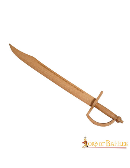 Wooden pirate sword for training