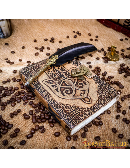 Diary of notes Hand of Fatima in leather