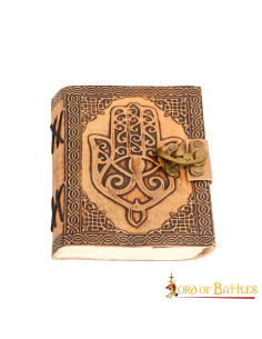 Diary of notes Hand of Fatima in leather