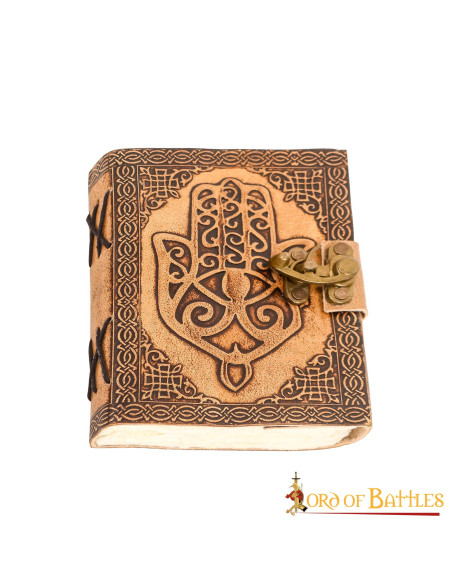 Diary of notes Hand of Fatima in leather