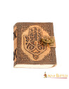 Diary of notes Hand of Fatima in leather