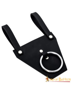 Black ring baldric for axes or daggers 2