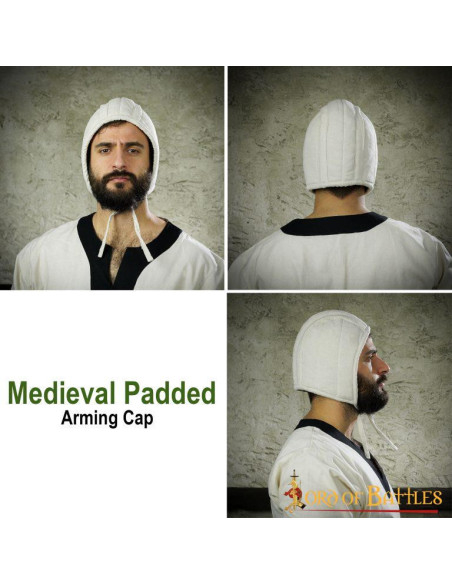 Padded Medieval Arming Cap, various... Padded Medieval Arming Cap, various...