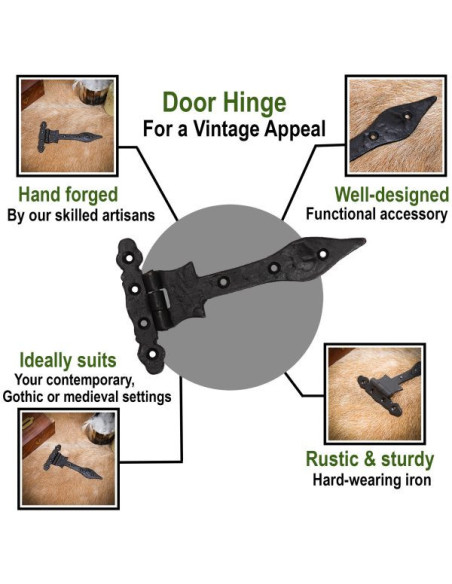 Rustic iron vintage door hinge Rustic iron vintage door hinge