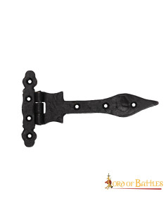 Rustic iron vintage door hinge