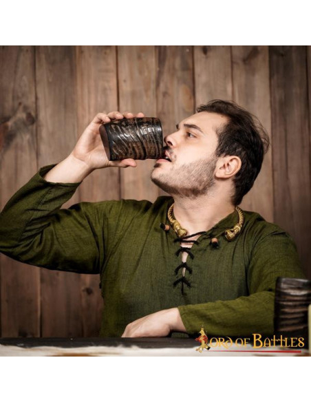 Set of 2 Viking Horn Shot Glasses