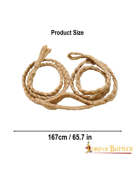 Balearic sling with jute braided cords