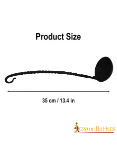 Medieval wrought iron ladle 2
