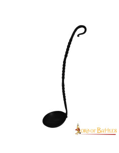Medieval wrought iron ladle