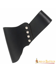 Baldric in leather for swords and axes