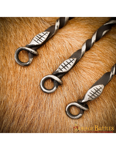 Set of medieval cutlery, fork, knife...