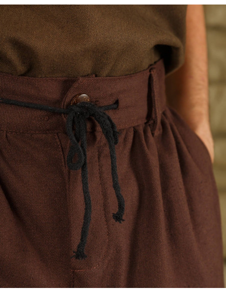 Men's Viking pants Gunnar model, brown