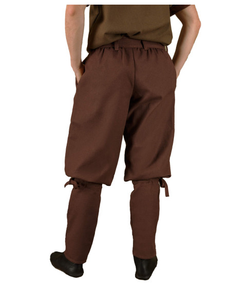 Men's Viking pants Gunnar model, brown