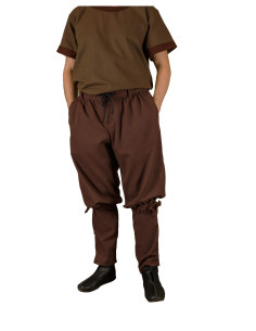 Men's Viking pants Gunnar model, brown