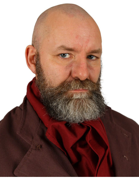 Medieval cotton scarf model Emil,...