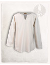 Closed medieval shirt Rurik model, cream