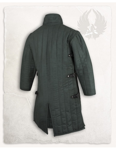 Medieval gambeson model Burkhard, green