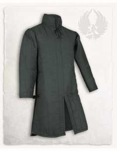 Medieval gambeson model Burkhard, green 2