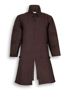 Medieval gambeson model Burkhard, brown