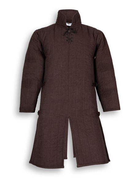 Medieval gambeson model Burkhard, brown