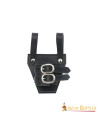 Pirate baldric for swords or axes, in leather