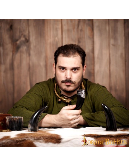 Set of 3 Viking ox horns (100 ml.)