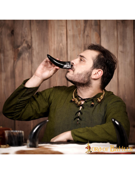 Set of 3 Viking ox horns (100 ml.)