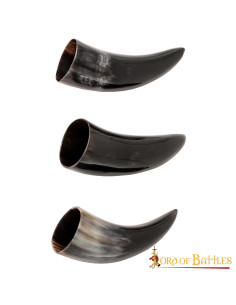 Set of 3 Viking ox horns (100 ml.)