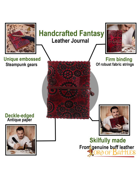 Leather SteamPunk Notes Journal, 100...