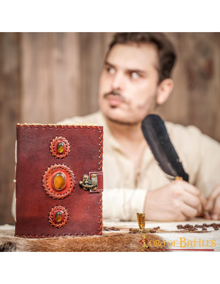 Genuine medieval leather journal