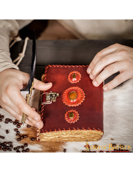 Genuine medieval leather journal