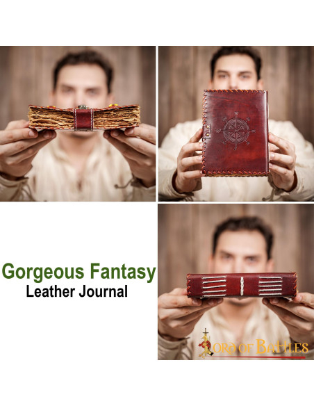 Genuine medieval leather journal