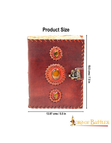 Genuine medieval leather journal