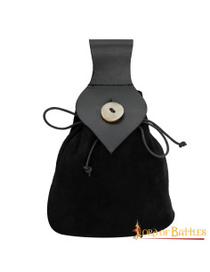 Medieval fanny pack with button closure
