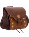 Out on an Odyssey medieval waist bag, brass details