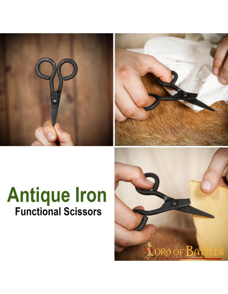 Functional medieval scissors in...