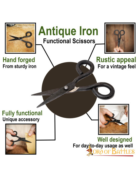 Functional medieval scissors in...