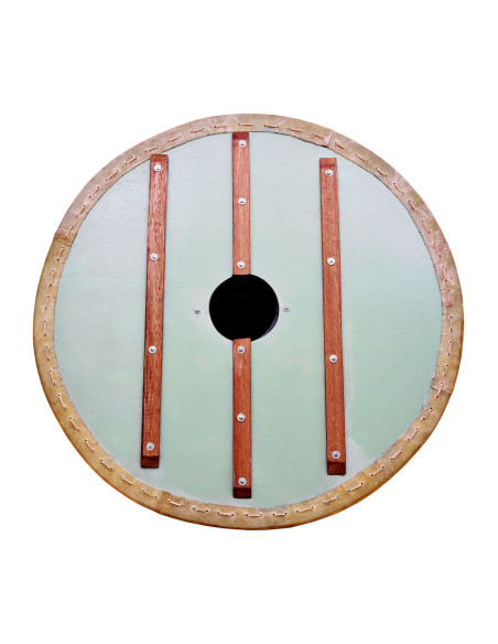 Viking Fenrir shield with leather...