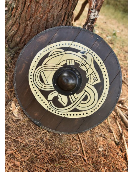 Hand painted Viking Shield with...
