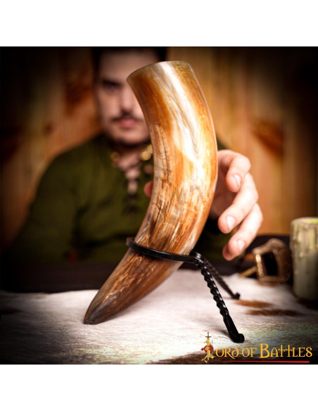 wrought iron stand for horns