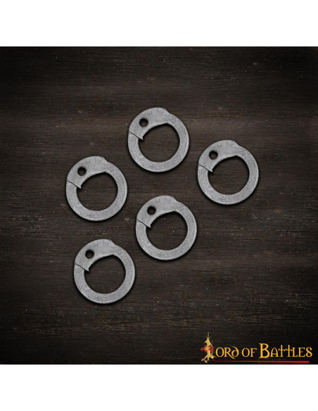 Flat rings to rivet chain mail (1 Kg....
