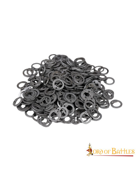 Flat rings to rivet chain mail (1 Kg....
