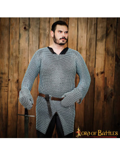 Medieval mitts with chain mail 2