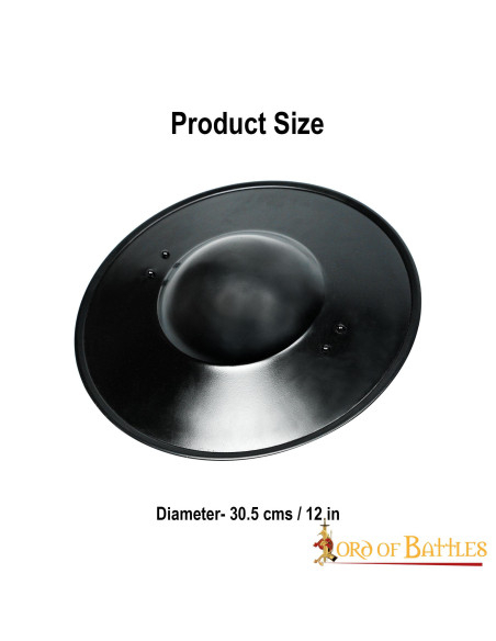 Functional handmade medieval buckler...