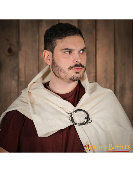 Celtic fibula in wrought iron with knots Celtic fibula in wrought iron with knots